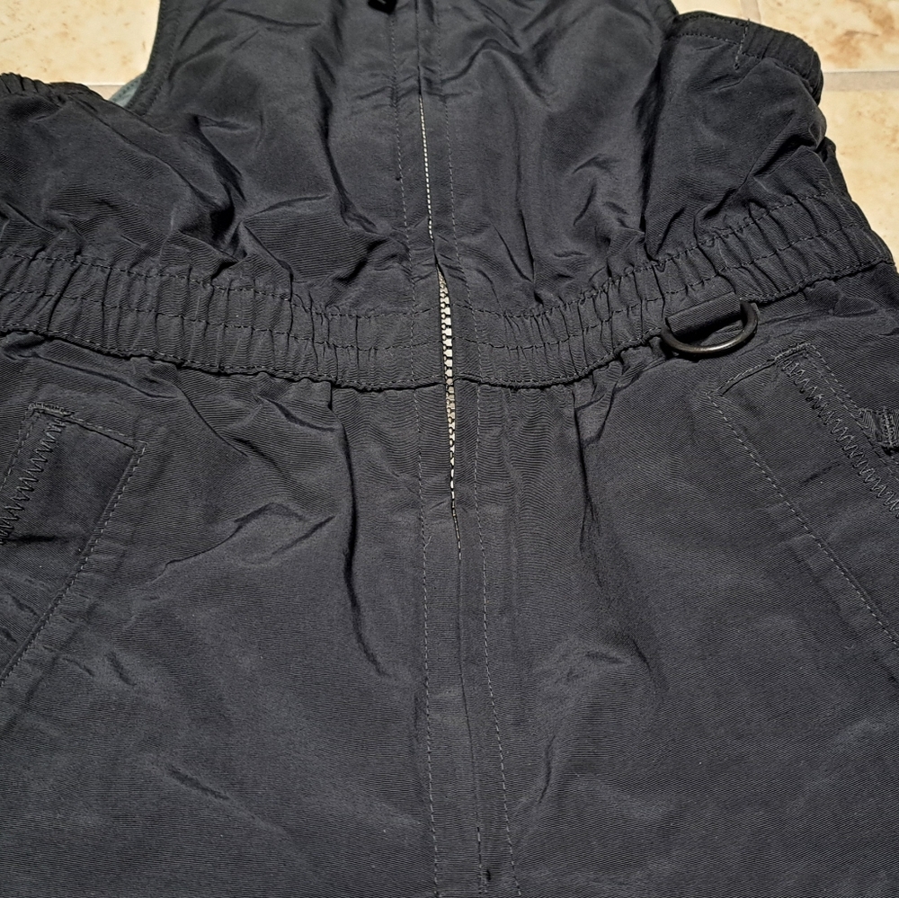 Lands' End Black Snow Bib Pants EUC Size 8 - Picture 4 of 16